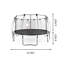 Trampoline extérieur Skywalker Trampolines Epic Series 16 pi avec double ressorts noir / gris