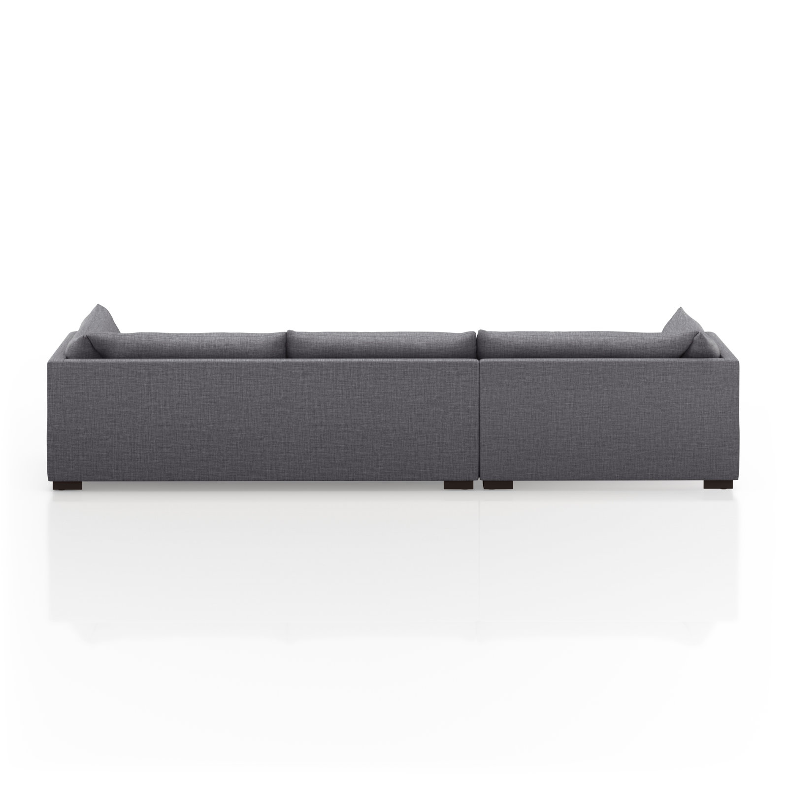 Zuri Sofa and Chaise, Right Hand Facing, 31.5" H x 131" W x 67.5" D, Bennett Moon Polyester