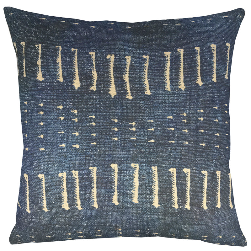 Cotton Reversible Throw Pillow
