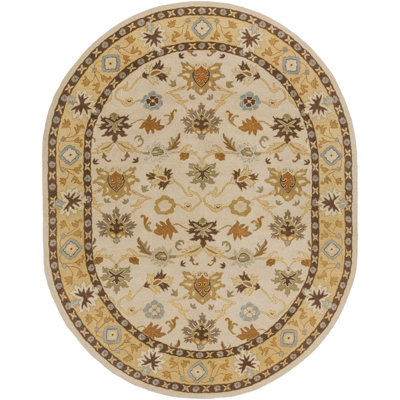 Arnedra Hand Tufted Wool Floral Indoor Rug