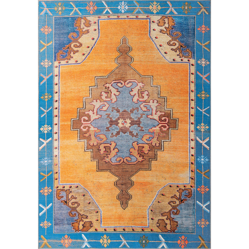 Oppie Chenille Oriental Indoor Rug, Rectangle 8'4" x 12'