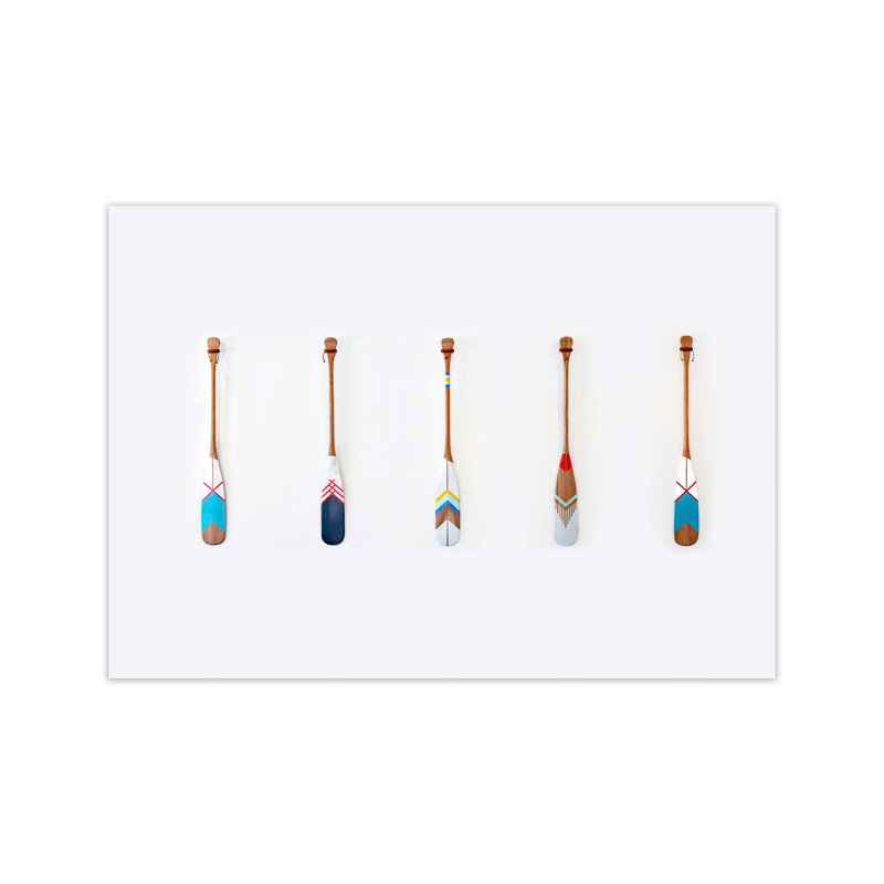 Five Oars - Print, No Framed, 59.4cm H x 42cm W x 4cm D