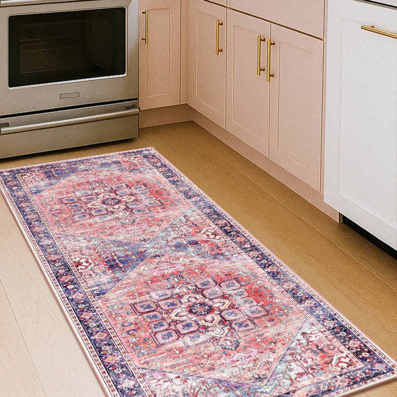 Tapis de couloir Seraphina, Tapis de couloir 2 pi 6 po x 7 pi