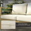 185cm Wide Straight Patio Sofa