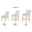 Tabouret d'appoint en bois massif Clydean