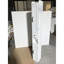 Armoire de rangement de salle de bain blanche 66,25 "de haute qualité avec 3 tablettes réglables, 2 portes, une pointe, pour les petits espaces dans les portes du salon, des compartiments ouverts, idéalement rénovée