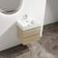 Meuble-lavabo mural 24 po avec lavabo en résine, 2 tiroirs à fermeture en douceur, ensemble KD-838463622