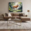 Faune bongo, art mural sur toile beige-256181149