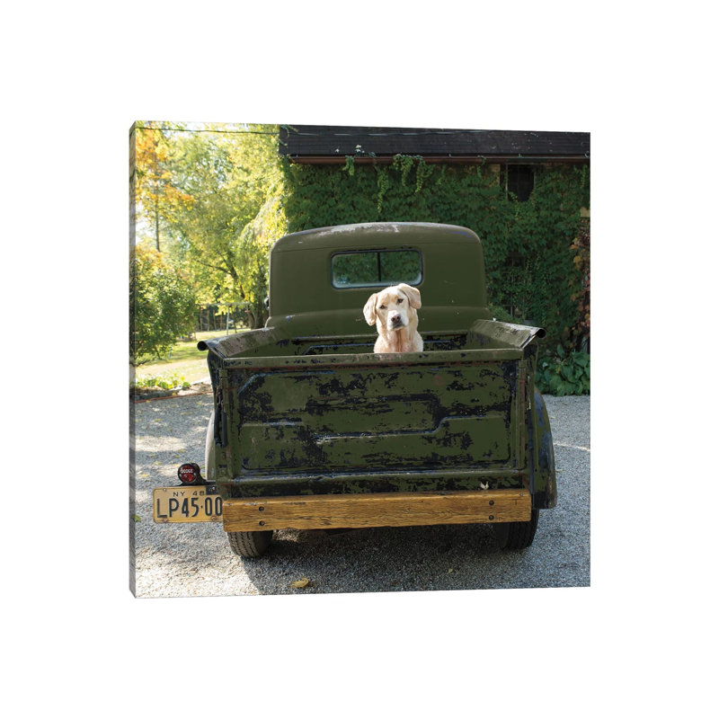 Get Out Of Dodge Hunter Green by Jim Dratfield - Wrapped Canvas Print, 30.48 cm H x 30.48 cm W