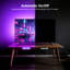 TV Backlight for 75"-85" Screens, 16ft/5m LED RGB Light Strips with Sensor Change with TV, Scheduled On/Off, Zero Delay Color Sync, Music Sync, 24 Scene Effects, Supports App Control, NS03