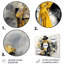 «Yellow and Gray Fashionistas Portrait I», reproduction d'art en métal-1138326648