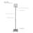 43'' Adjustable Height Speaker Stand