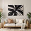 Art mural en métal gris Lyrical Abstraction 42-64401271