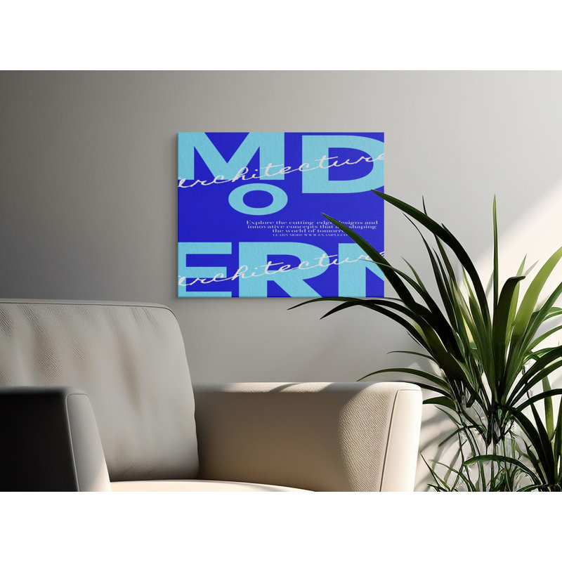 1 Piece Wrapped Canvas Wall Art Set, 48x16