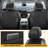 Front Row Seat Covers Universal Waterproof Polyester For Cars Suvs Trucks Airbag Compatibility​​-117805666