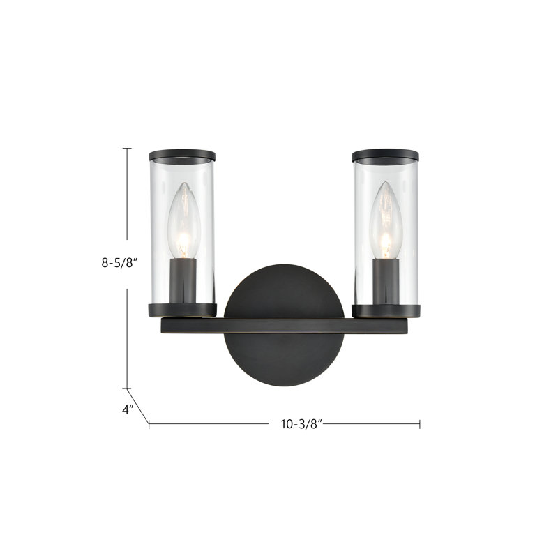 Revolve 2 - Light Vanity Light, Natural Brass