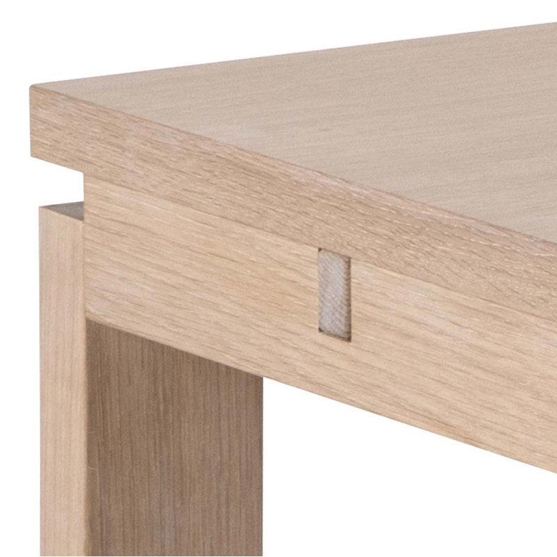 Addilyna Oak Solid Wood Base Dining Table