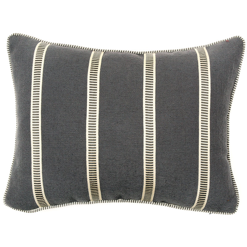Ladder Morrison Appliqued Feather Throw Pillow, 15" x 20"