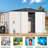 10 ft. W x 12 ft. D Metal Storage Shed-96123150
