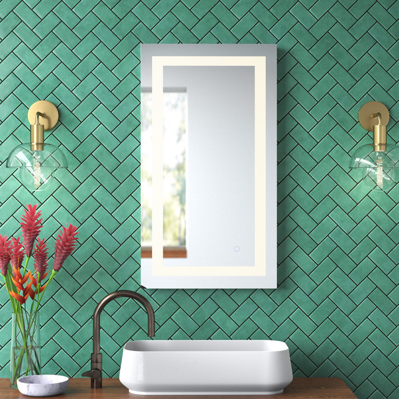 Miroir de salle de bain Scoles, 36 po x 20 po