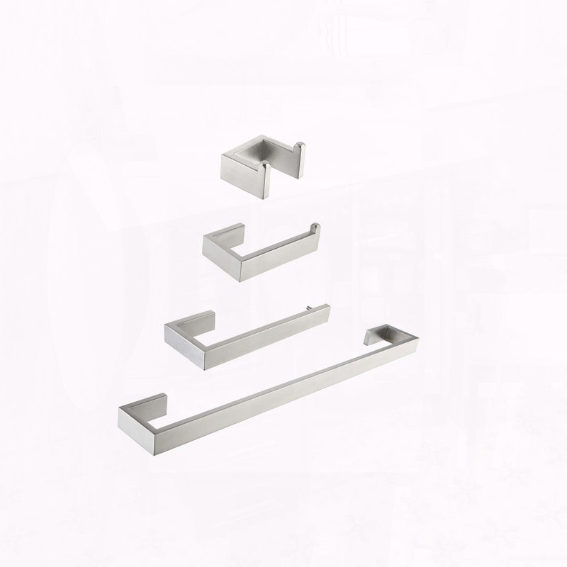 4-Piece Stainless Steel Bathroom Hardware Set