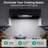 30" Under Cabinet Range Hood with LED Light, Ducted Kitchen Vent Hood with Washable Aluminum Filter, Black