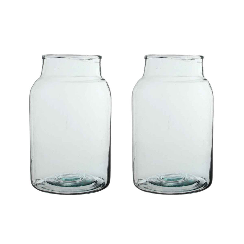 Polaris Glass Table Vase, 35cm H x 21cm W x 21cm D
