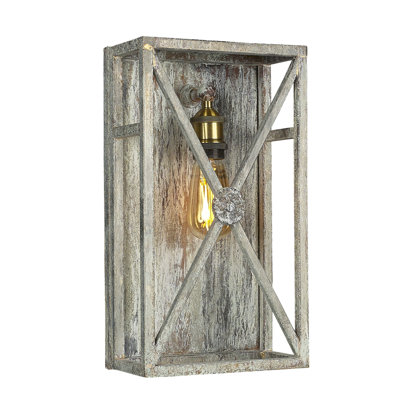 Medallion 1 - Light Dimmable Flush Mounted Sconce