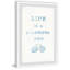 Life Is a Beautiful Ride - Bicycle 1 Piece Single Picture Frame Wall Art-37911608