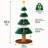 62-Inch Christmas Cat Tree with Sisal Scratching Posts and Multi-Level Platforms, Green