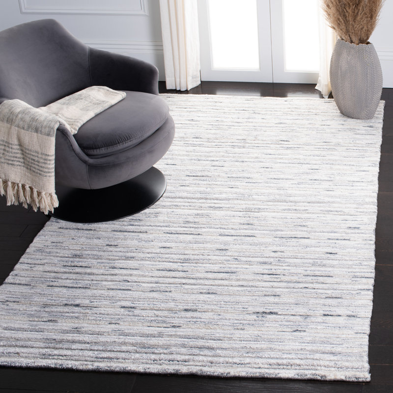 Tapis en soie de bambou Kirbyville, Rectangle 6 pi x 9 pi