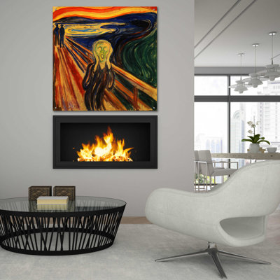 Epic Art «The Scream» par Edvard Munch, acrylique Gla «The Scream» par Edvard Munch