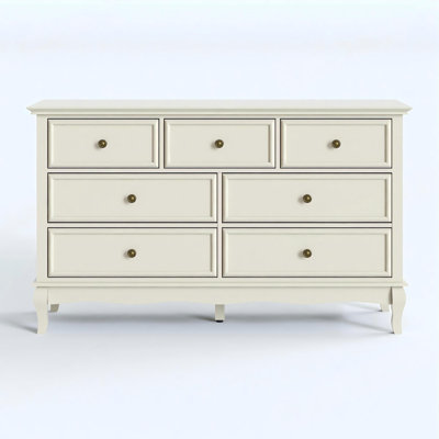 7 Drawer Dresser With Solid Wood Legs