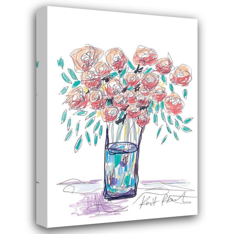 «Red Barrel Studio® Roberts, Kait Gallery», art sur toile tendue: Bloom Inspiration, H 48 po x l 34 po