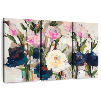 Avery, fleurs romantiques neutres