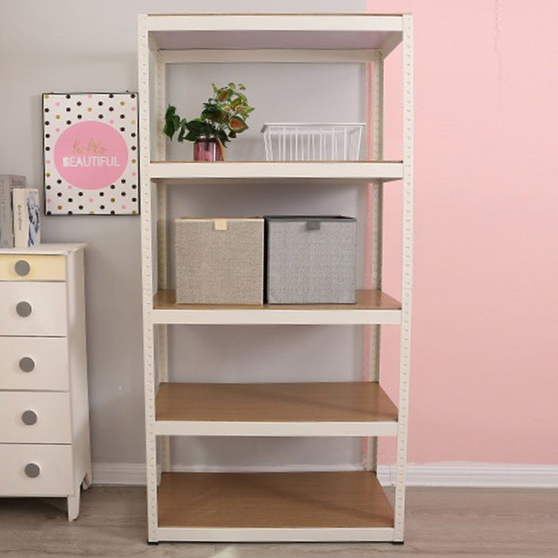 Étagère à livres en acier H 47,2 "x l 23,6" Nazam, Blanc