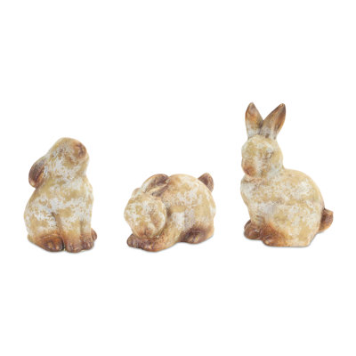 3 Piece Mote Rabbit Terracotta Set