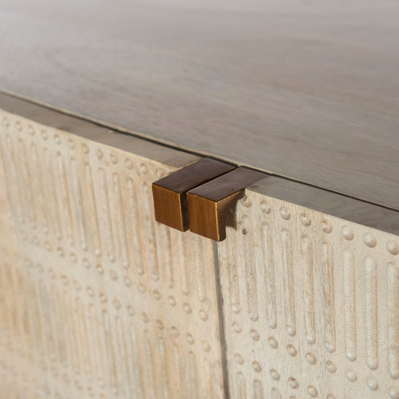 Kelby Bar Cabinet, Light Wash Mango
