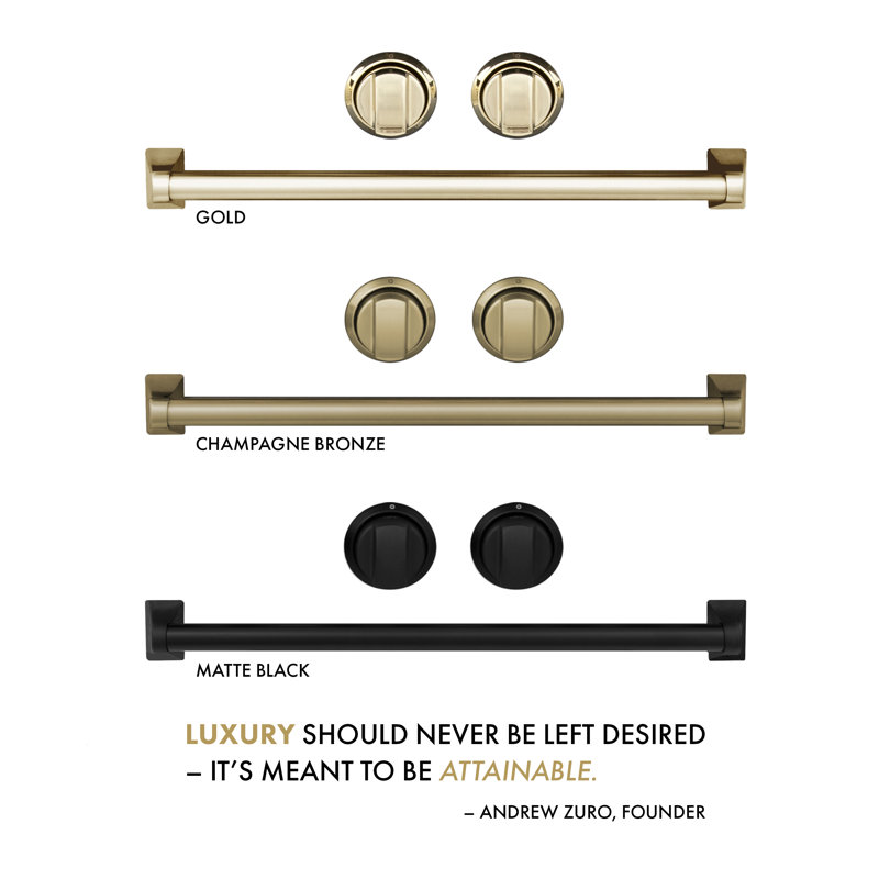 ZLINE Autograph 48" Legacy Dual Fuel Range in DuraSnow®, Champagne Bronze Satin Stainless Steel