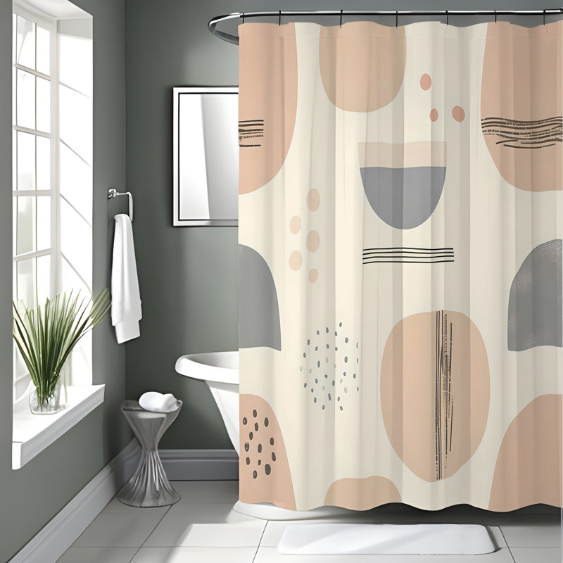 Rideau de douche Dorette, H 83 po x l 70 po
