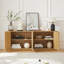 Buffet polyvalent avec motif à vagues, idéal pour plusieurs pièces comme meuble télé, buffet ou placard-1820835916