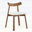 Chaise d'appoint en bois avec dossiers ergonomiques incurvés pour une assise confortable-1628756920