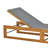78.75'' Long Reclining Acacia Single Chaise