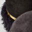 Leather Ostrich Fluff Pouf-2048786898