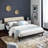 Luella Queen Upholstered Fabric Platform Bed-861454799