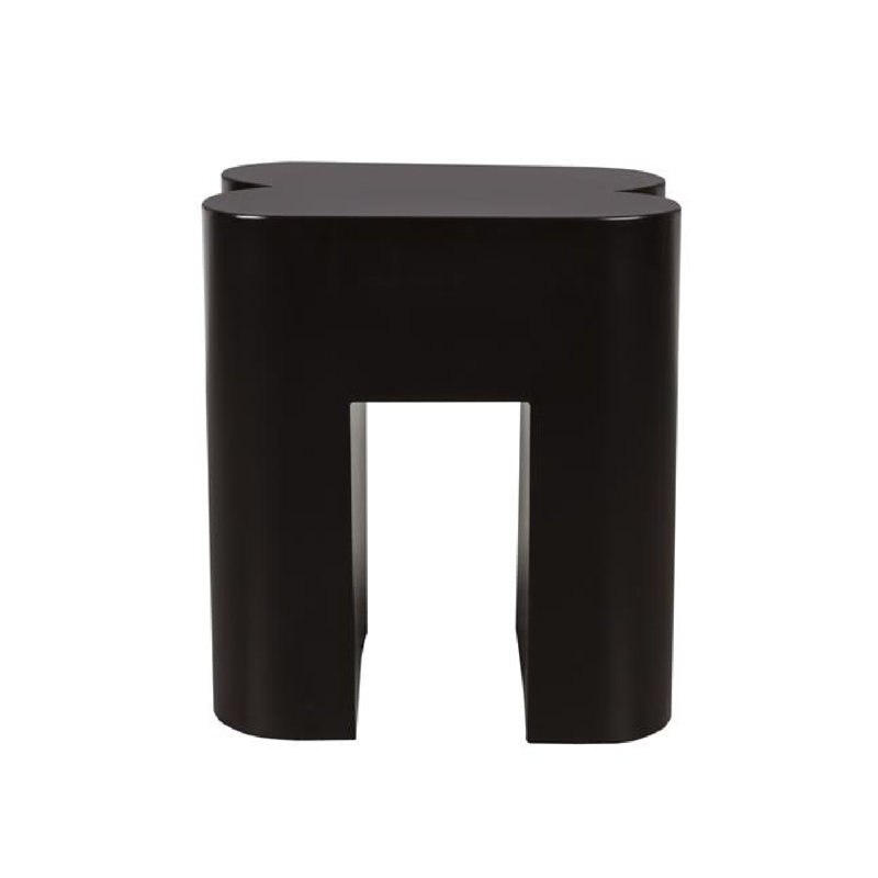 Tabouret décoratif Shape, Noir