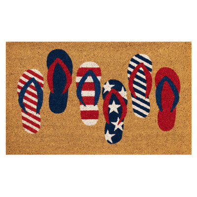 Cracraft Non-Slip Independence Day Doormat