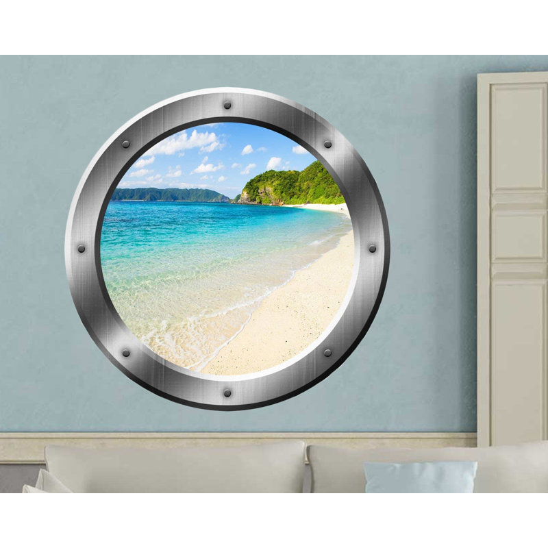 Adhésif décoratif East Urban Home, H 20 po x l 20 po x P 0,01 po, Or