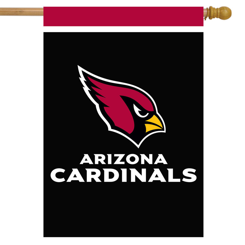 Drapeau de l'Arizona Cardinals NFL, Arizona Cardinals, Rouge / Noir / Jaune