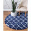 Tapis bleu marine / ivoire Scottsville-1585129833
